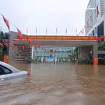 Hàng loạt trường học tại Hà Nội phải hoãn tựu trường vì mưa lớn kéo dài 