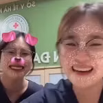 Bệnh viện Đức Giang lên tiếng về clip 2 cô gái mặc đồ nhân viên y tế livestream phản cảm