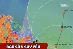 Bão số 4 suy yếu, Bắc Trung Bộ tiếp tục mưa lớn 