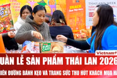 "Lạc lối" giữa thiên đường bánh kẹo và đồ trang sức tại ‘Tuần lễ Thái Lan 2026’