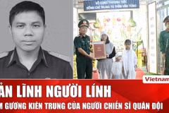 Câu chuyện tuần qua: Thiếu tá Trần Văn Tùng - Sáng mãi tấm gương “Bộ đội cụ Hồ”