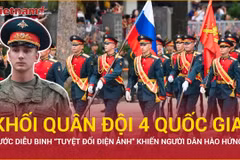 Ngắm trọn bước diễu binh của khối quân đội 4 nước tại Lễ tổng duyệt A80