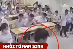 Khởi tố nam sinh đấm cô giáo trên bục giảng ở Hà Nội 