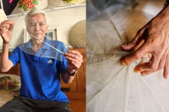 Nghệ nhân gần 70 tuổi và hành trình biến lá rừng thành tác phẩm nghệ thuật
