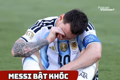 Lionel Messi bật khóc, Argentina lỡ hẹn bảo vệ ngôi vương World Cup 