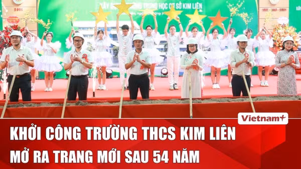 Từ mái trường 54 năm tuổi đến diện mạo mới của Trường THCS Kim Liên 