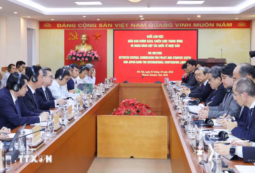 Quang cảnh buổi làm việc. (Ảnh: Phương Hoa/TTXVN)