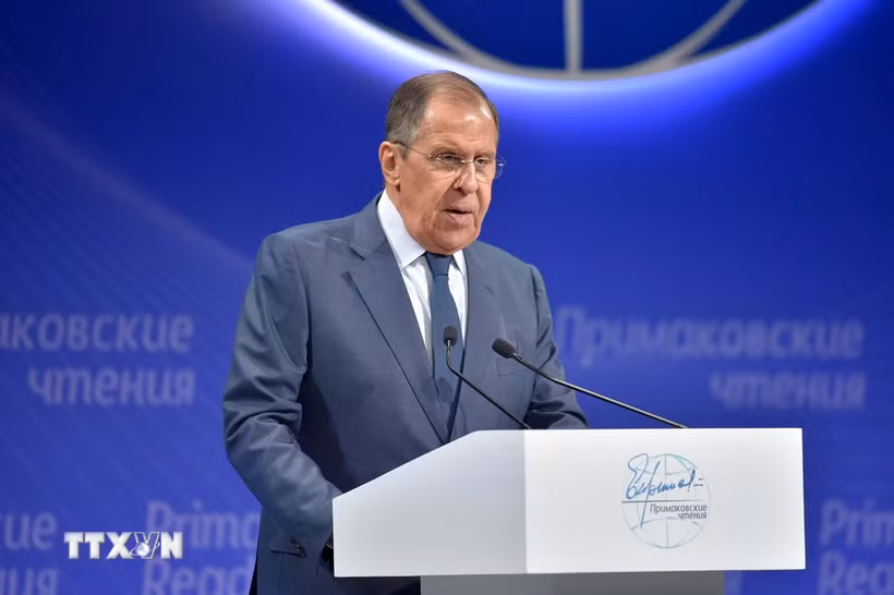 Ngoại trưởng Nga Sergey Lavrov. (Ảnh: THX/TTXVN)