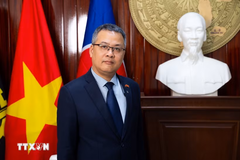 Đại sứ Việt Nam tại Angola Dương Chính Chức. (Nguồn: Đại sứ quán Việt Nam tại Angola/TTXVN phát)