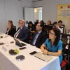 Các đại biểu tham dự cuộc tọa đàm tại Phái đoàn thường trực Việt Nam tại Geneva. (Ảnh: Anh Hiển/TTXVN)