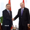Tổng Bí thư, Chủ tịch nước Tô Lâm gặp Tổng thống Thổ Nhĩ Kỳ Recep Tayyip Erdogan. (Ảnh: Thống Nhất/TTXVN)