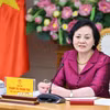 Phó Thủ tướng Phạm Thị Thanh Trà chủ trì họp. (Ảnh: Minh Đức/TTXVN)