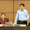 Chủ tịch nước Lương Cường phát biểu tại tổ. (Nguồn: TTXVN)