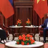 Tổng Bí thư, Chủ tịch nước Tô Lâm tiếp Thủ tướng Công quốc Liechtenstein Brigitte Haas. (Ảnh: Thống Nhất/TTXVN)