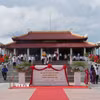 Công trình Công viên tưởng niệm các Anh hùng Liệt sỹ Ngũ Hành Sơn được khởi công xây dựng vào ngày 21/10/2025 với tổng kinh phí đầu tư hơn 26 tỷ đồng từ nguồn ngân sách thành phố, tại khu đất dưới chân núi Thổ Sơn, nằm trong khuôn viên Danh lam thắng cảnh quốc gia đặc biệt Ngũ Hành Sơn. (Ảnh: Anh Dũng/TTXVN)