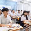 Học sinh Trường Trung học cơ sở Nguyễn Du (phường Bến Thành, Thành phố Hồ Chí Minh) trong giờ học môn Toán. (Ảnh: Thu Hoài/TTXVN)