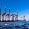 Cảng Hamburg, cảng lớn nhất của Đức. (Ảnh: TTXVN phát)