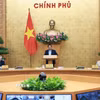 Thủ tướng Phạm Minh Chính chủ trì Phiên họp Chính phủ thường kỳ tháng 10/2025. (Ảnh: Dương Giang/TTXVN)