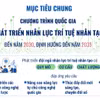Mục tiêu chung Chương trình quốc gia phát triển nhân lực trí tuệ nhân tạo