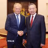 Tổng Bí thư, Chủ tịch nước Tô Lâm tiếp Thủ tướng Ba Lan Donald Tusk. (Ảnh: Thống Nhất/TTXVN)