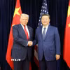 Chủ tịch Trung Quốc Tập Cận Bình điện đàm với Tổng thống Mỹ Donald Trump