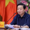 Phó Thủ tướng Trần Hồng Hà phát biểu chỉ đạo. (Ảnh: Văn Điệp/TTXVN)