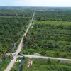 Dự án Khu công nghiệp Tân Phước 1 có quy mô sử dụng đất 470ha, tổng vốn đầu tư hơn 5.936 tỷ đồng. (Ảnh: Công Trí/TTXVN)