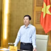 Phó Thủ tướng Mai Văn Chính phát biểu tại cuộc họp. (Ảnh: Diệp Trương/TTXVN)