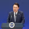 Tổng thống Hàn Quốc Yoon Suk Yeol phát biểu tại một sự kiện ngày 27/5/2024. (Ảnh: THX/TTXVN)