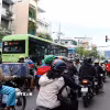 Tuyến đường Đinh Bộ Lĩnh, đoạn từ cầu Bình Triệu hướng về trung tâm Thành phố Hồ Chí Minh. (Ảnh: Tiến Lực/TTXVN)