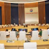 Quang cảnh Phiên họp thường kỳ tháng 9/2026 Ủy ban Nhân dân thành phố Hải Phòng. (Ảnh: Minh Huệ/TTXVN)
