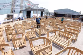Tổng giá trị xuất khẩu gỗ và sản phẩm gỗ 8 tháng đầu năm đạt 11,1 tỷ USD. (Nguồn: TTXVN)
