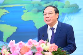 Thứ trưởng Bộ Nông nghiệp và Môi trường Lê Công Thành phát biểu.