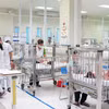 Khoa Cấp cứu và Chống độc (Bệnh viện Nhi Trung ương) đã tiếp nhận nhiều trường hợp bị chó cắn, trong đó có trẻ đa chấn thương nghiêm trọng. (Ảnh: PV/Vietnam+)