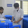 Khu vực bảo quản vaccine. (Ảnh: TTXVN)