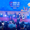 Tiết mục ảo thuật được nhiều bệnh nhân nhi yêu thích. (Ảnh: PV/Vietnam+)