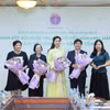Lễ ra mắt Chương trình truyền thông cộng đồng chăm sóc sức khỏe phụ nữ với Chủ đề "Lắng nghe nội tiết tố nữ." (Ảnh: PV/Vietnam+)