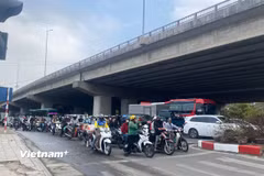 Cửa ngõ phía Nam Thủ đô trong ngày người dân bắt đầu trở lại sau kỳ nghỉ Tết dài