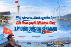 Phá rào rản, khơi nguồn lực: Việt Nam quyết liệt hành động xây dựng Quốc gia biển mạnh