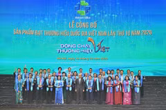 Kỳ xét chọn Thương hiệu quốc gia Việt Nam năm nay vinh danh 499 sản phẩm, dịch vụ(Ảnh: BCT/Vietnam+)