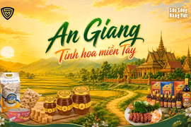 Tại chương trình, người tiêu dùng Thủ đô có cơ hội trải nghiệm, mua sắm nhiều sản phẩm đặc trưng của An Giang. (Ảnh: Cục Quản lý và Phát triển thị trường trong nước)