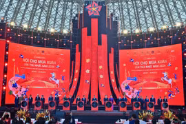 Hội chợ Mùa Xuân lần thứ nhất năm 2026 đã chính thức khai mạc. (Ảnh: PV/Vietnam+)