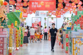 Bộ Công Thương yêu cầu Sở Công Thương các tỉnh, thành phố bảo đảm cân đối cung cầu, bình ổn thị trường cuối năm 2026 và dịp Tết Nguyên đán Đinh Mùi 2027. (Ảnh: Thanh Liêm/TTXVN)