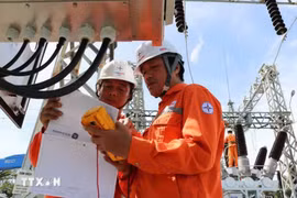 Khung giá phát điện áp dụng cho loại hình nhà máy nhiệt điện tua bin khí chu trình hỗn hợp sử dụng khí thiên nhiên năm 2026. (Ảnh: TTXVN phát)