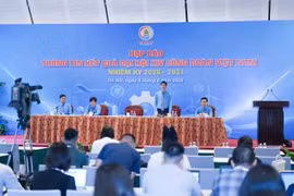 Ông Ngọ Duy Hiểu, Phó Chủ tịch Tổng Liên đoàn Lao động Việt Nam chia sẻ về đề xuất tăng thêm 2 ngày nghỉ lễ dịp Quốc Khánh. (Ảnh: PV/Vietnam+)