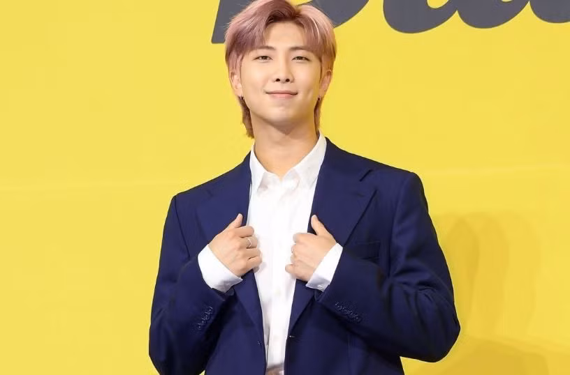 RM, trưởng nhóm nhạc BTS. (Nguồn: Yonhaps)