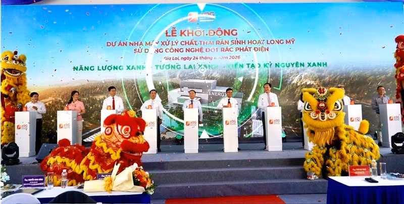 Khởi động Dự án Nhà máy xử lý chất thải rắn sinh hoạt Long Mỹ.