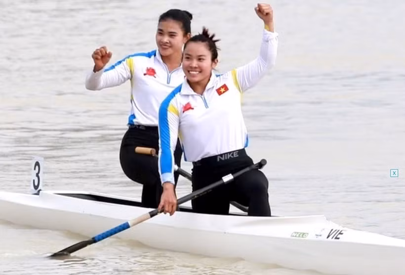 Hai vận động viên Nguyễn Thị Hương và Diệp Thị Hương. (Ảnh: Thể thao Việt Nam)