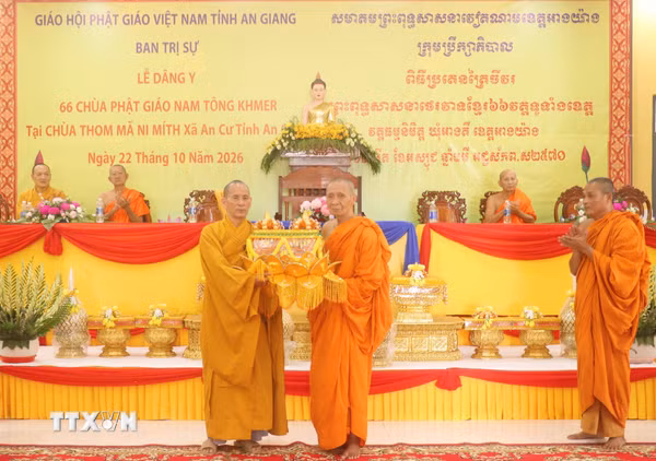 Giữ gìn nét đẹp lễ Dâng y Kathina của đồng bào Khmer An Giang