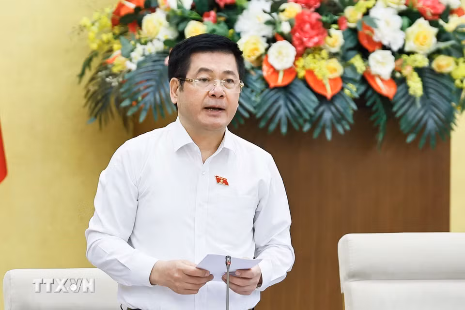 Phó Chủ tịch Quốc hội Nguyễn Hồng Diên phát biểu. (Ảnh: Doãn Tấn/TTXVN)